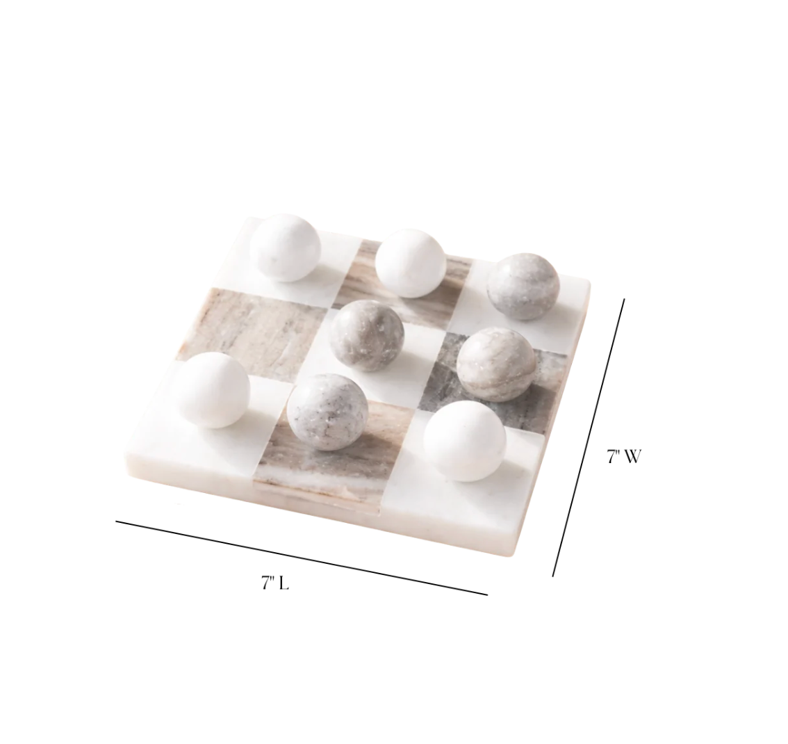 Marble Tic Tac Toe Game