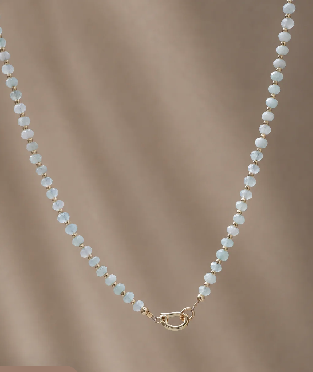 Mint Beaded Necklace