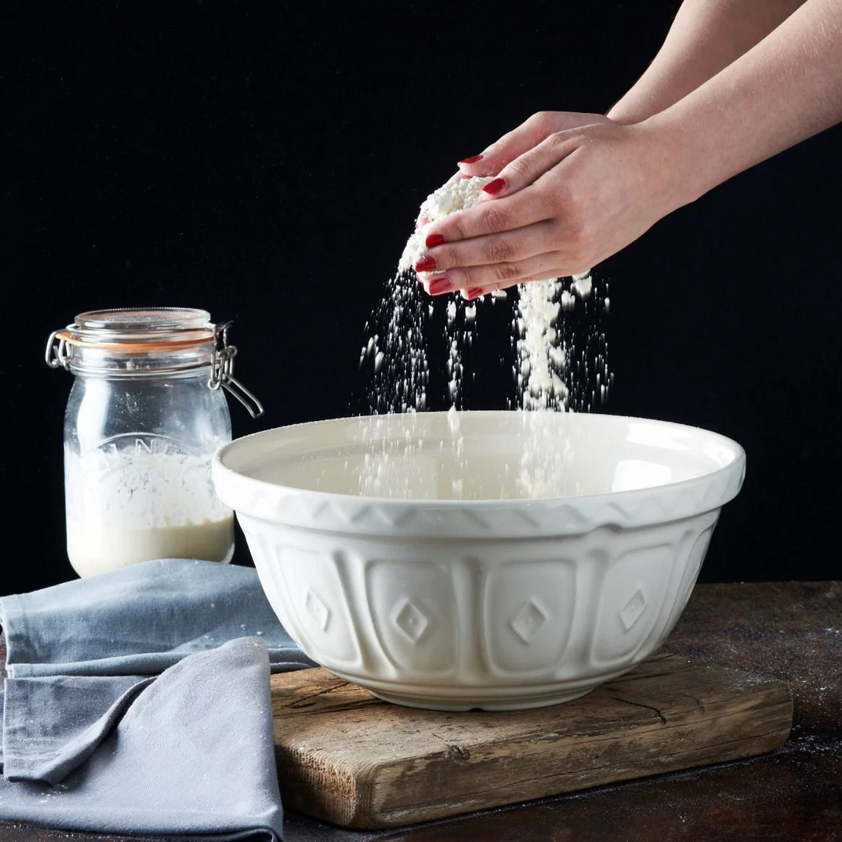 Cream Mixing Bowl