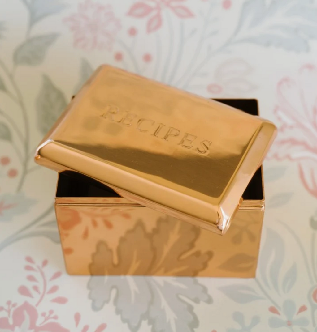 Copper Recipe Box