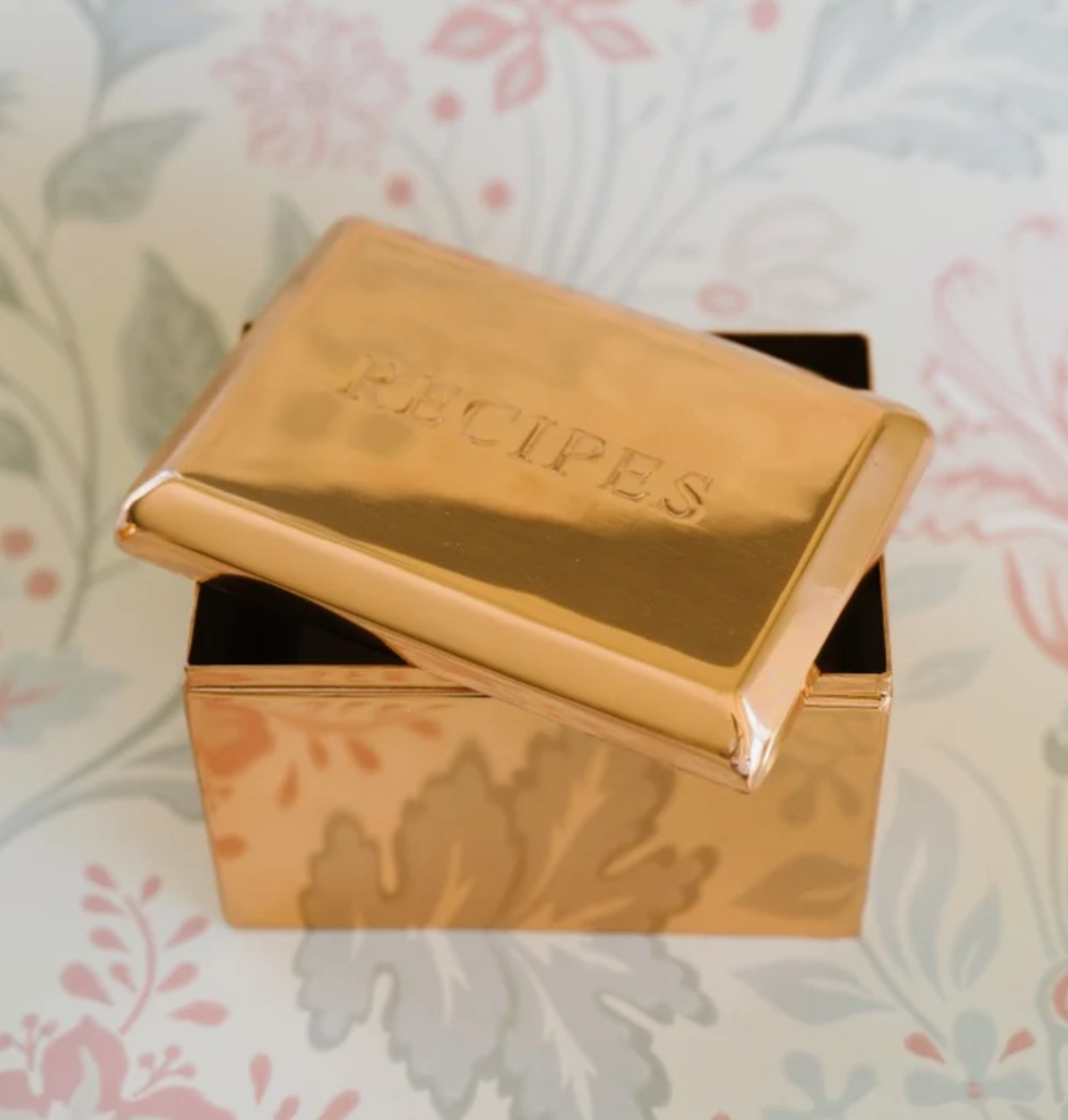 Copper Recipe Box