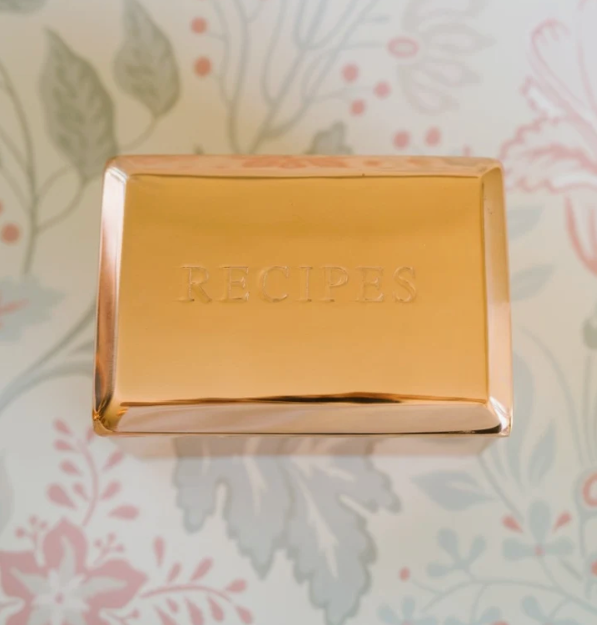 Copper Recipe Box