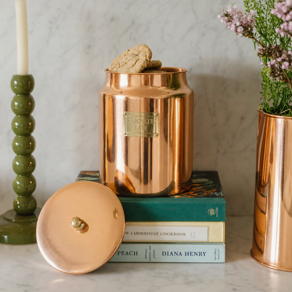 Copper Cookie Jar