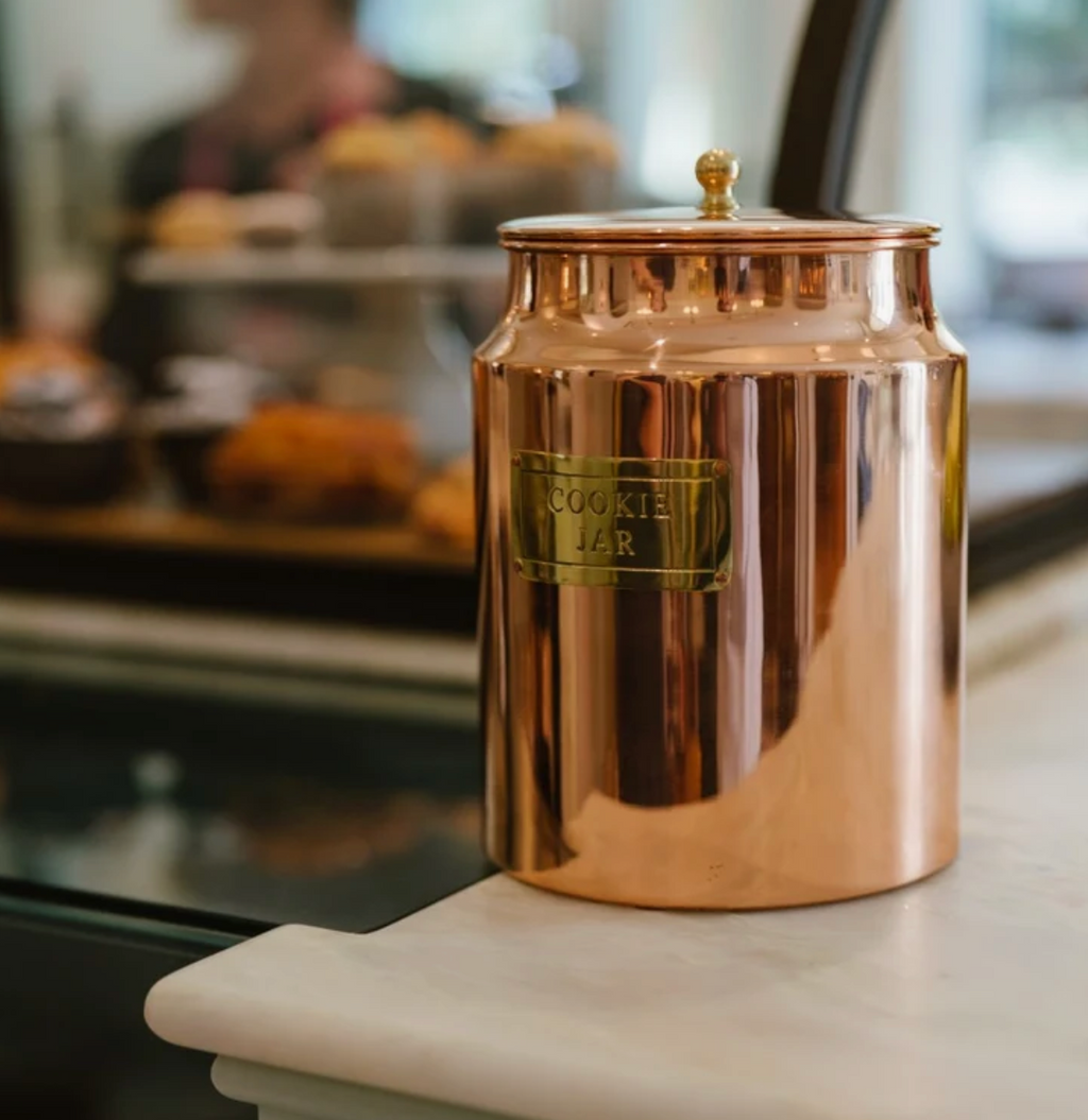 Copper Cookie Jar