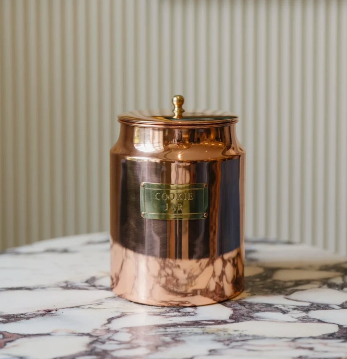 Copper Cookie Jar