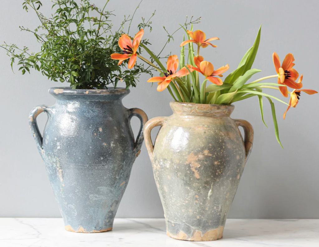 Found Amphora Ceramic Vase