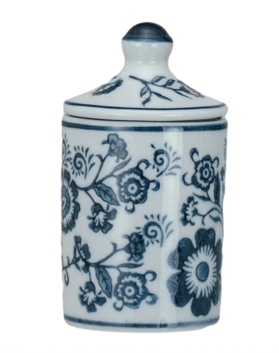 Blue & White Spice Jar