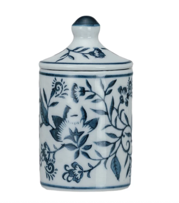 Blue & White Spice Jar