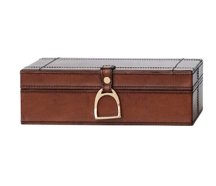 Nesting Leather Box