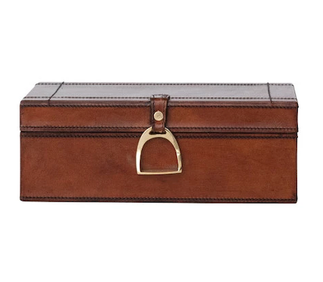 Nesting Leather Box