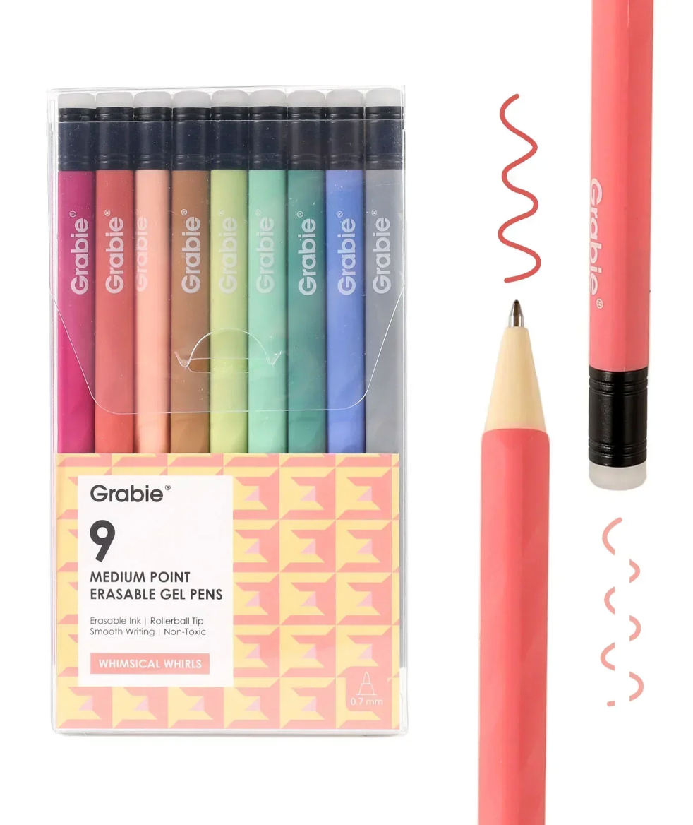 Medium Point Erasable Gel Pen Set