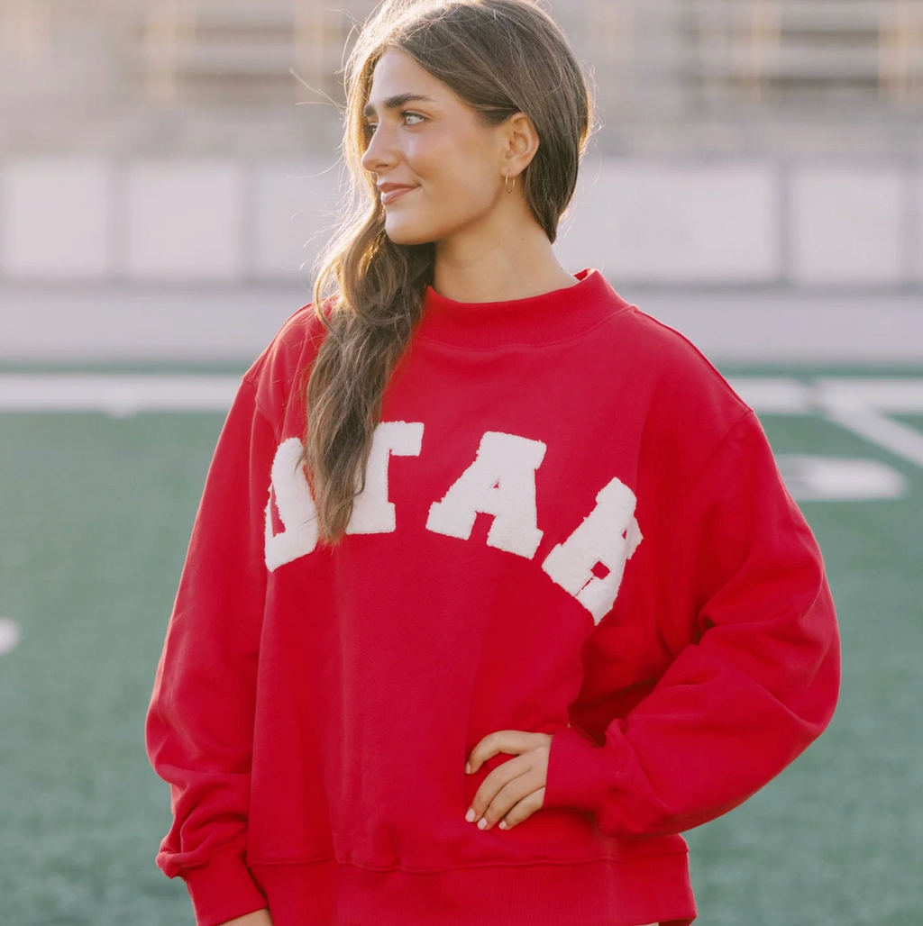 U of U Game Day Mock Neck Sweatshirt