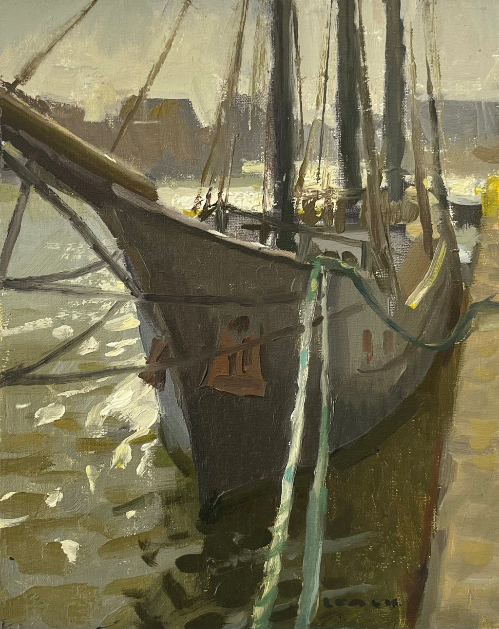 Ship in Bristol Harbor