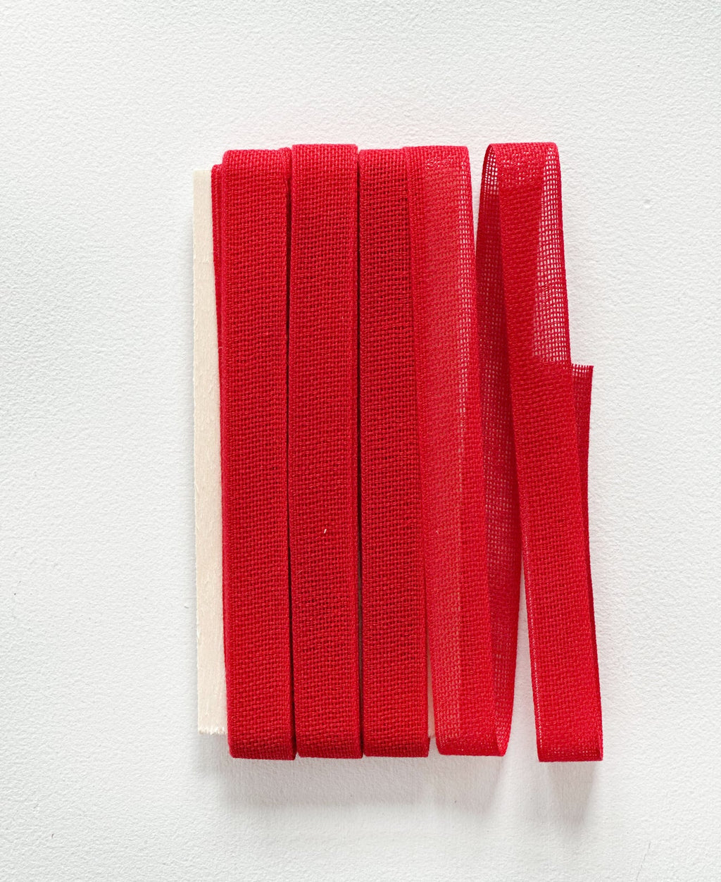Loose Weave Cotton Ribbon | wood paddle