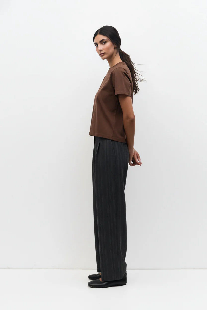 The Lanie Top in Brown