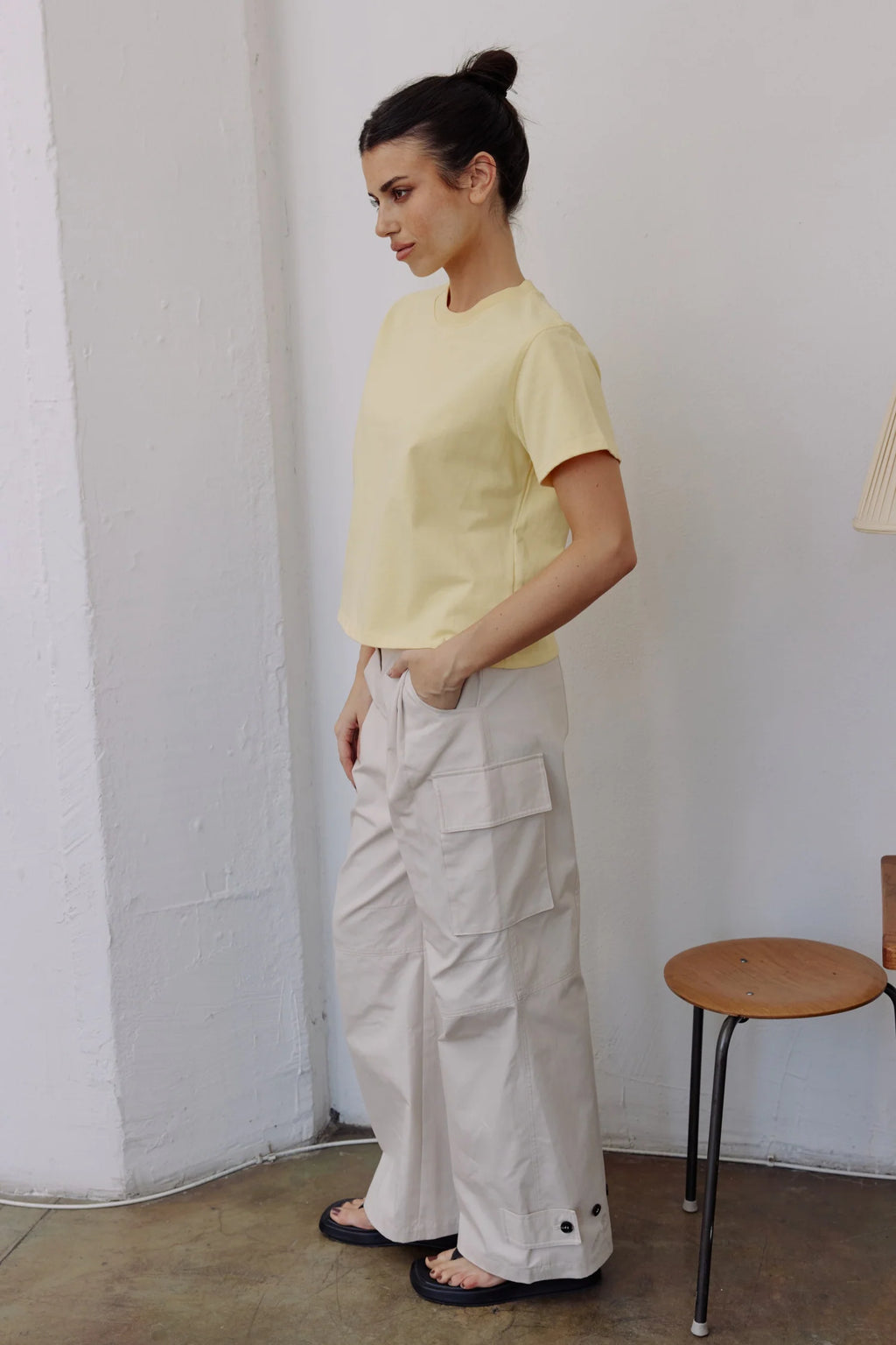 The Lanie Top in Butter Yellow