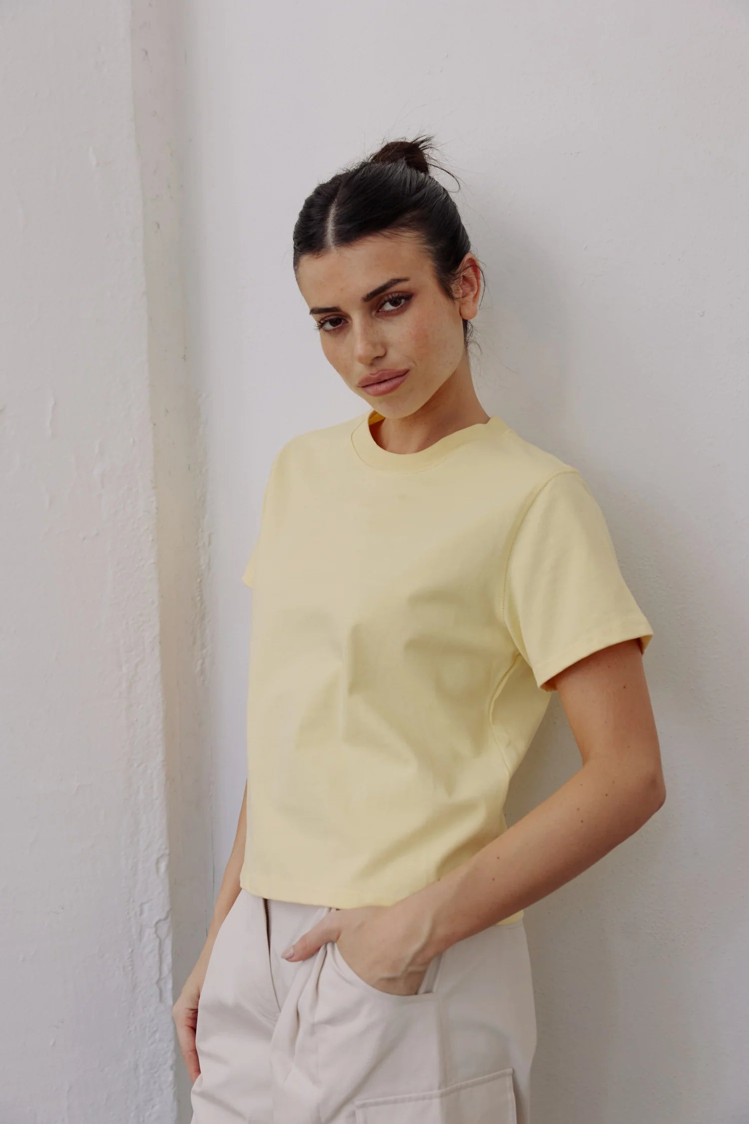 The Lanie Top in Butter Yellow