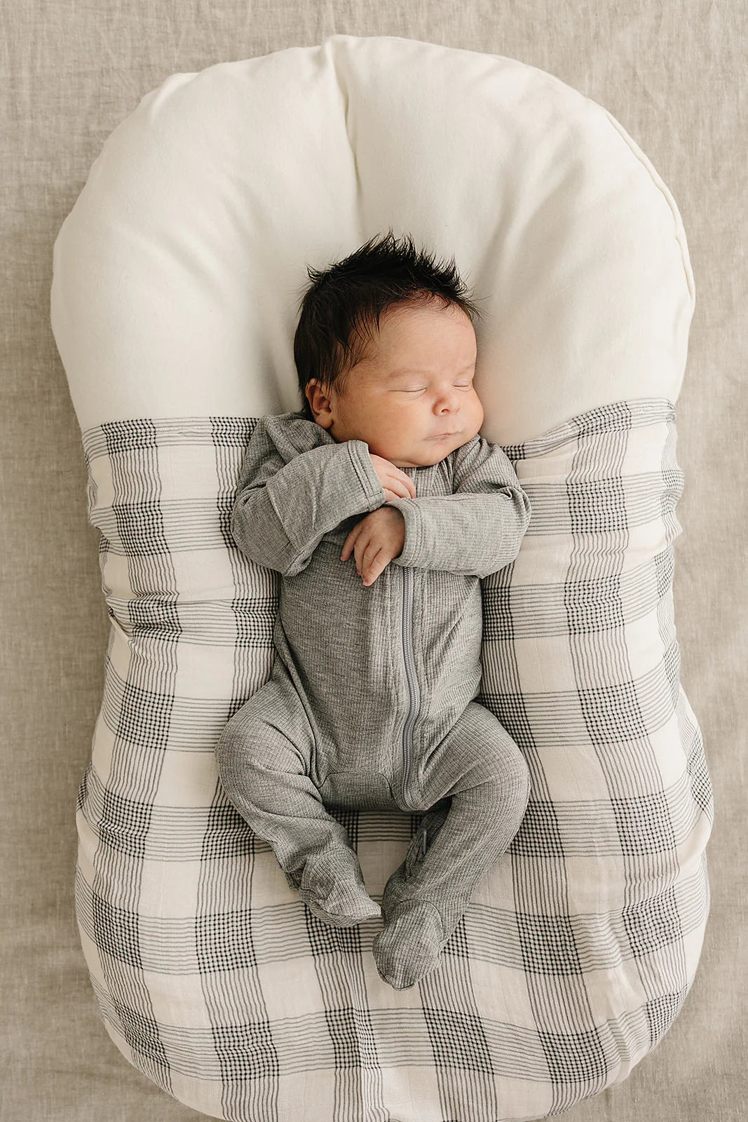 Coastal Plaid Muslin Swaddle Blanket