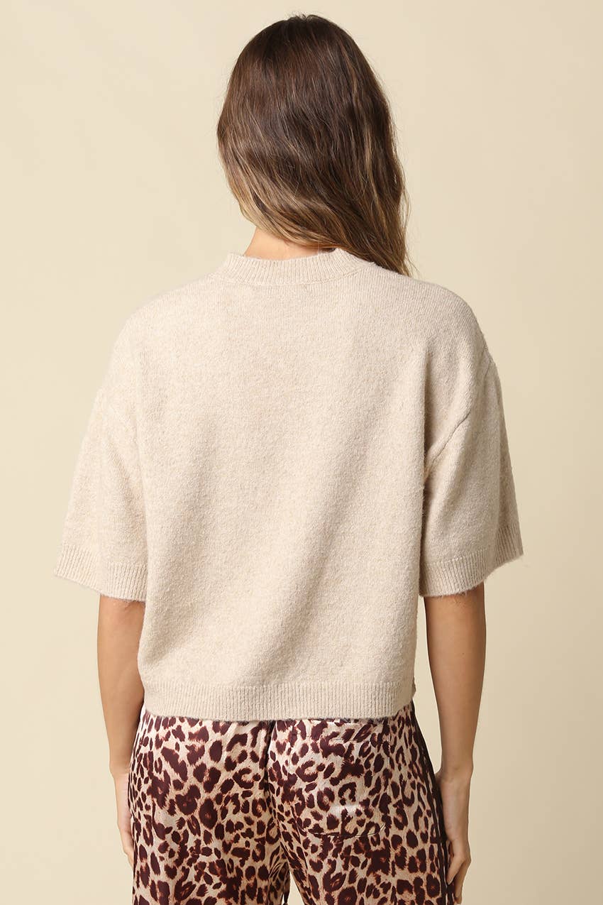 Parker Half-Sleeve Sweater