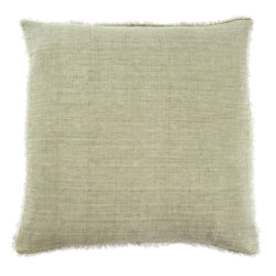 24x24 Lina Linen Pillow Olive