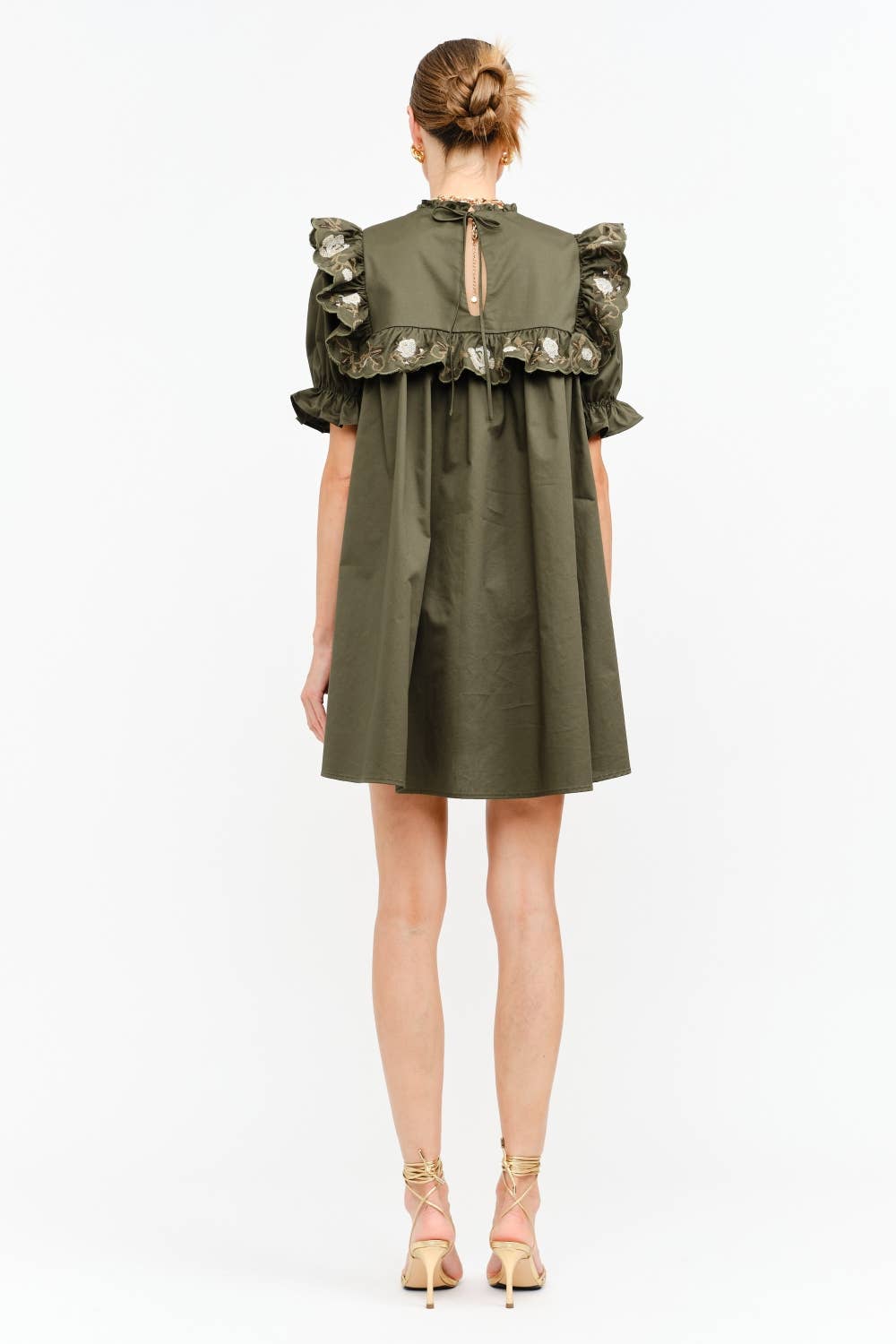 Sera Olive Dress