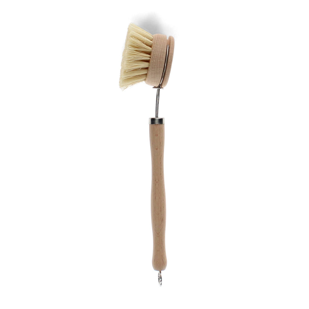 Long-Handled Wooden Pan Brush