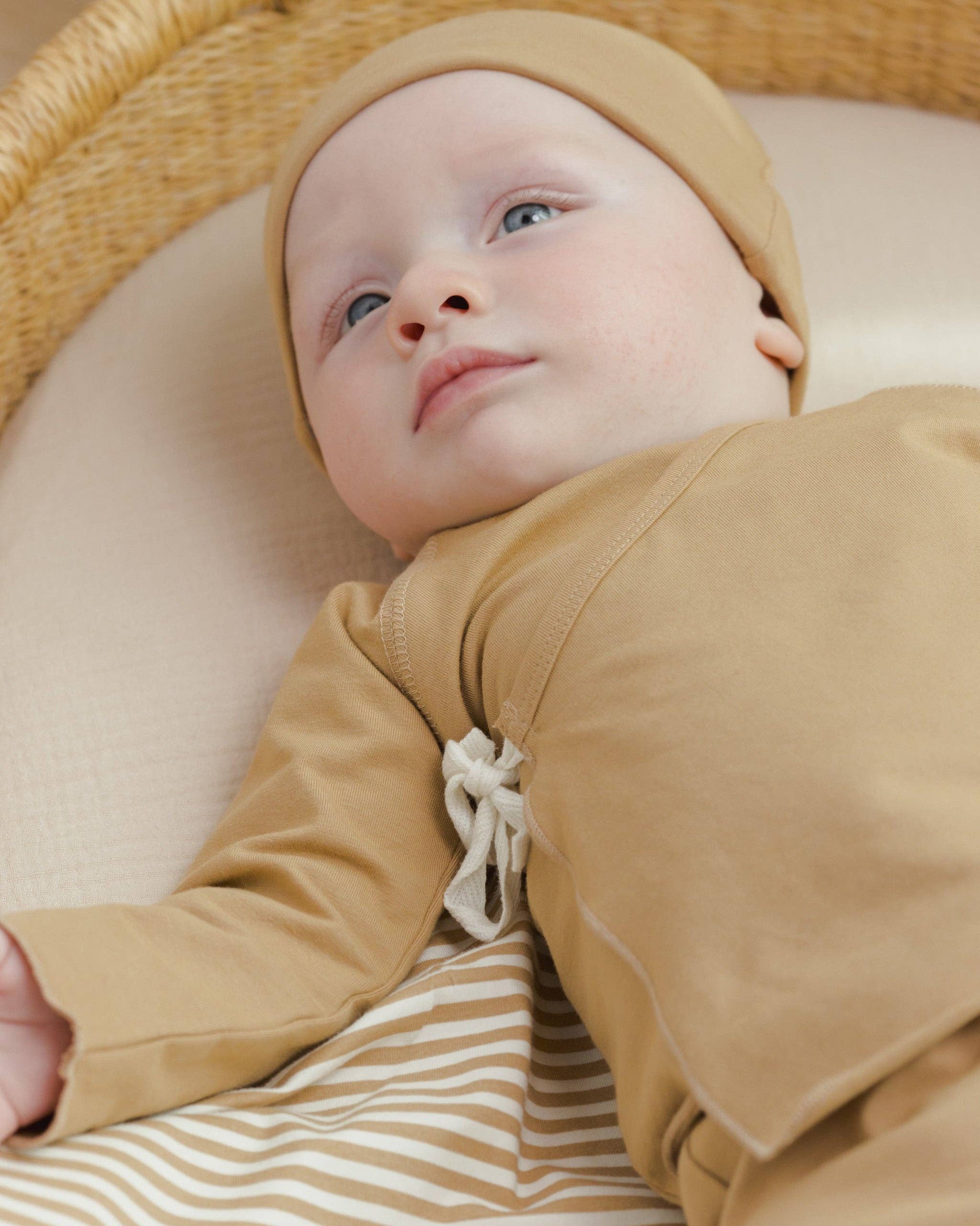 Honey Stripe Baby Swaddle
