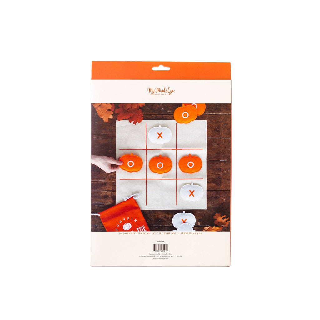 Canvas and Felt Halloween Tic-Tac-Toe Game