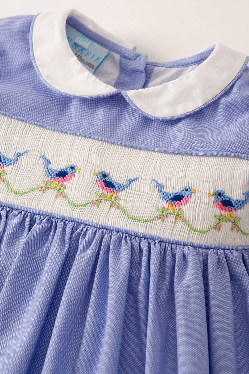 BLUEBIRD smocked dress