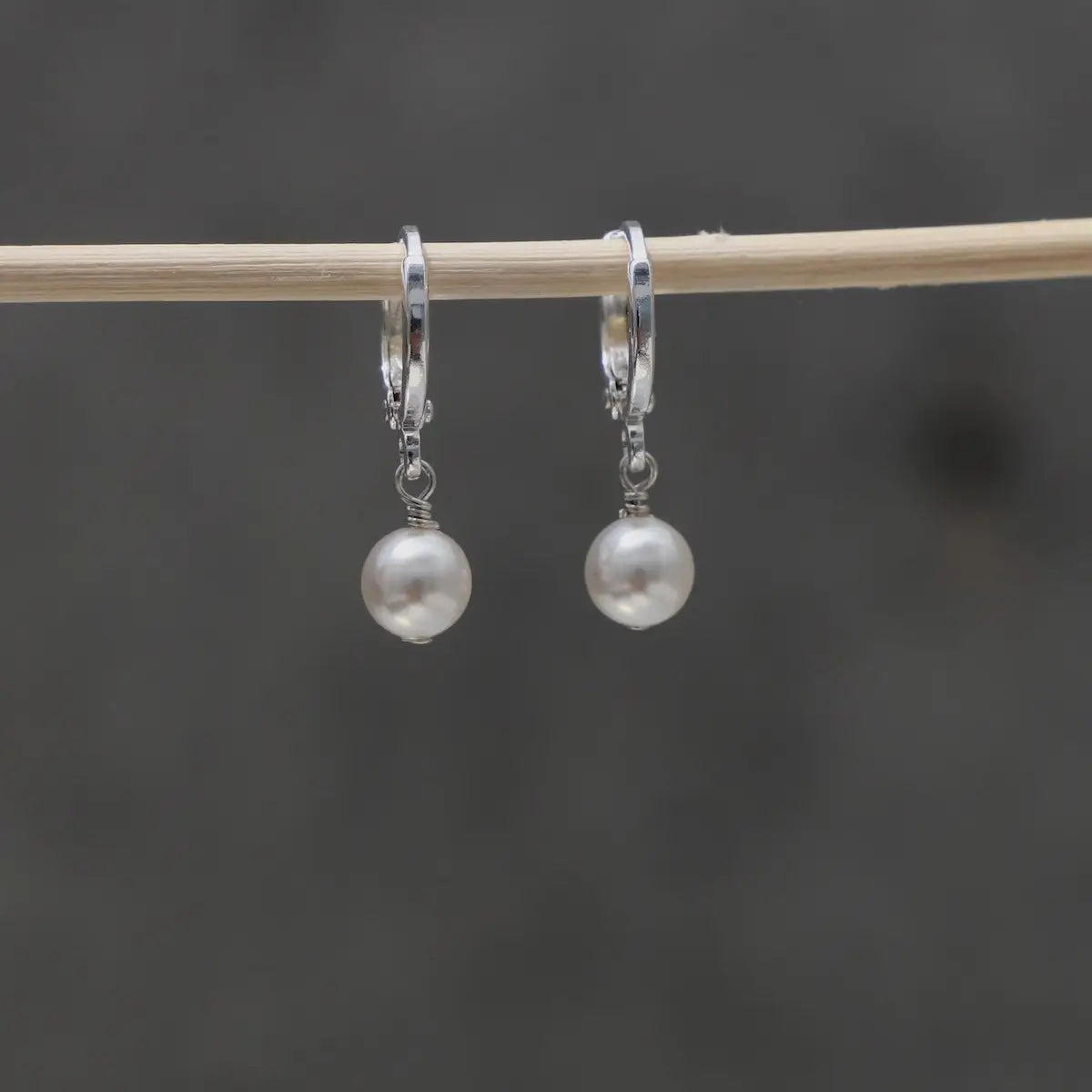 Mini Pearl Drop Huggies