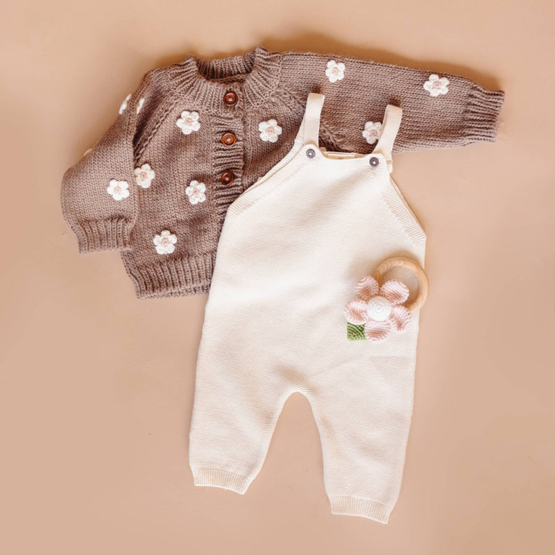 Flower Cardigan Sweater