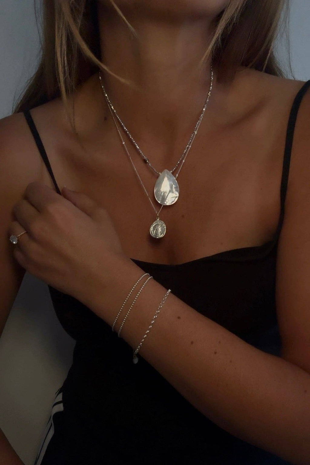 Positano Sterling Coin Necklace