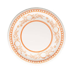 Falloween Pumpkin Round Dessert 8" Paper Plate