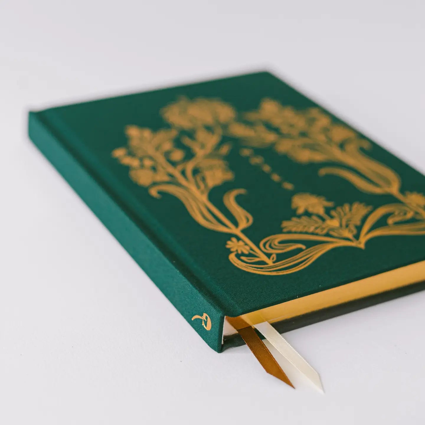 Golden Thistle Bookcloth Hardcover Notebook