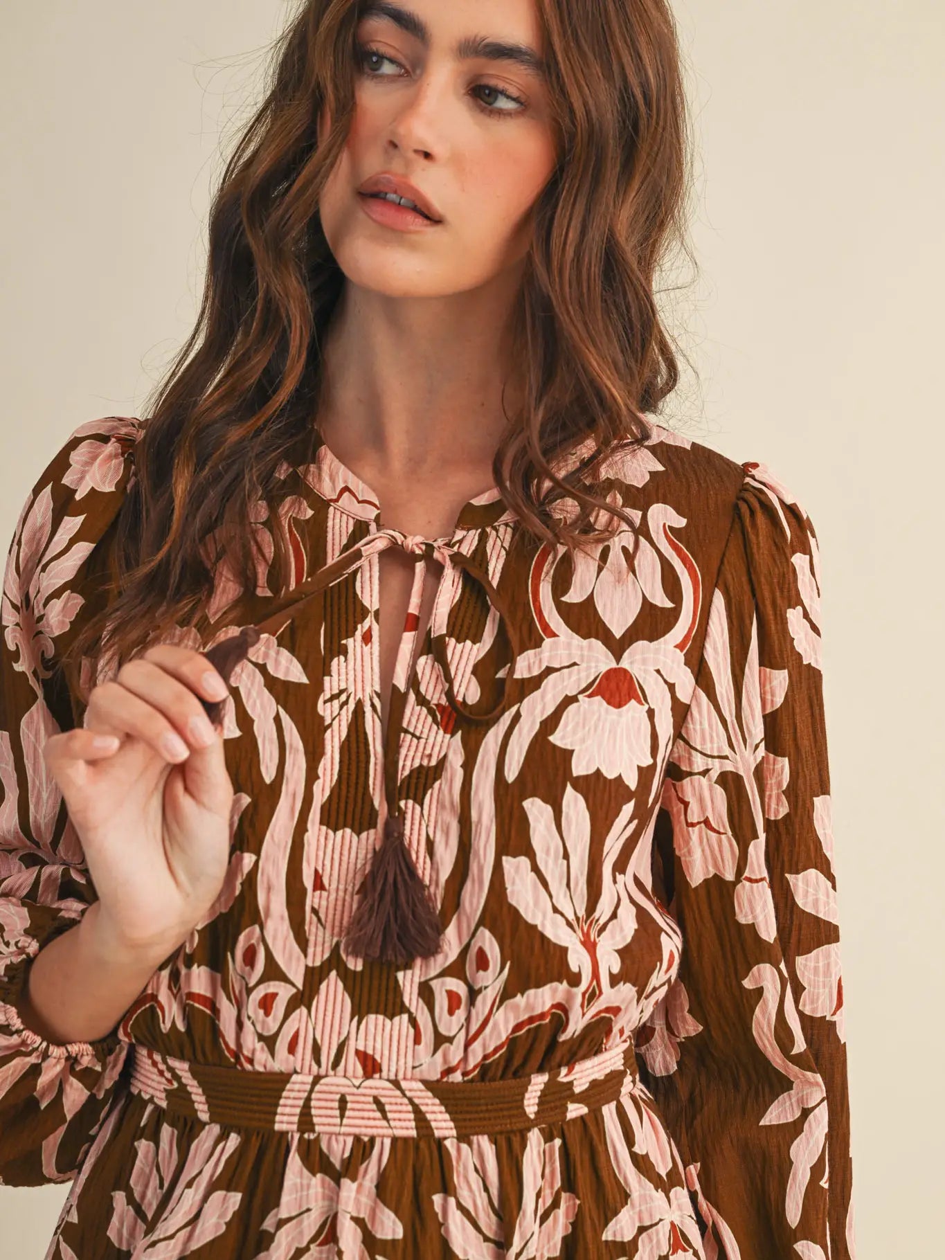 Floral Print Midi Dress