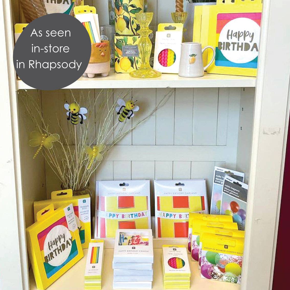 Rainbow Birthday Candles