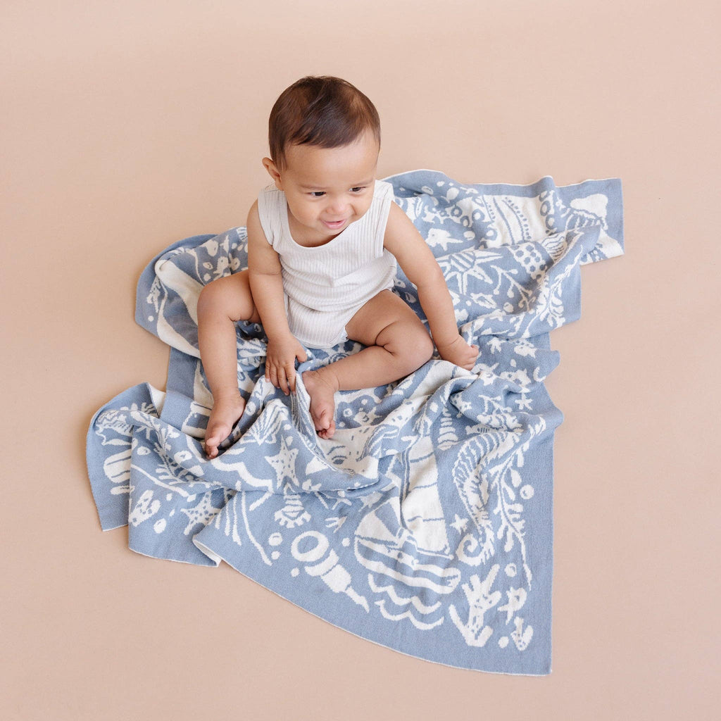 Nautical Summer Ocean Blanket