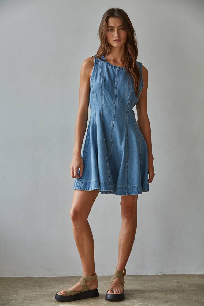 Lyocell Mini Dress