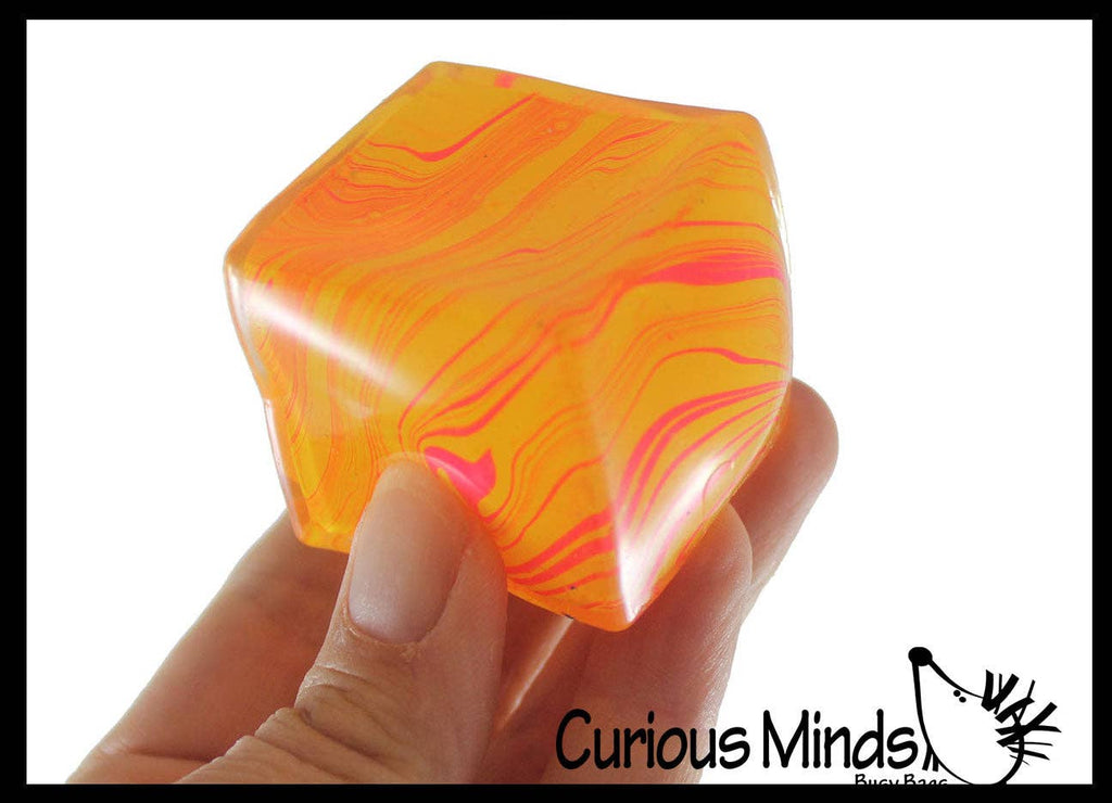 Marbled Sugar Ice Cube Stretch Ball