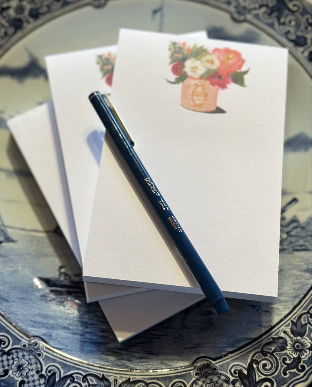 Pink Paris Floral Le Petit Notepad