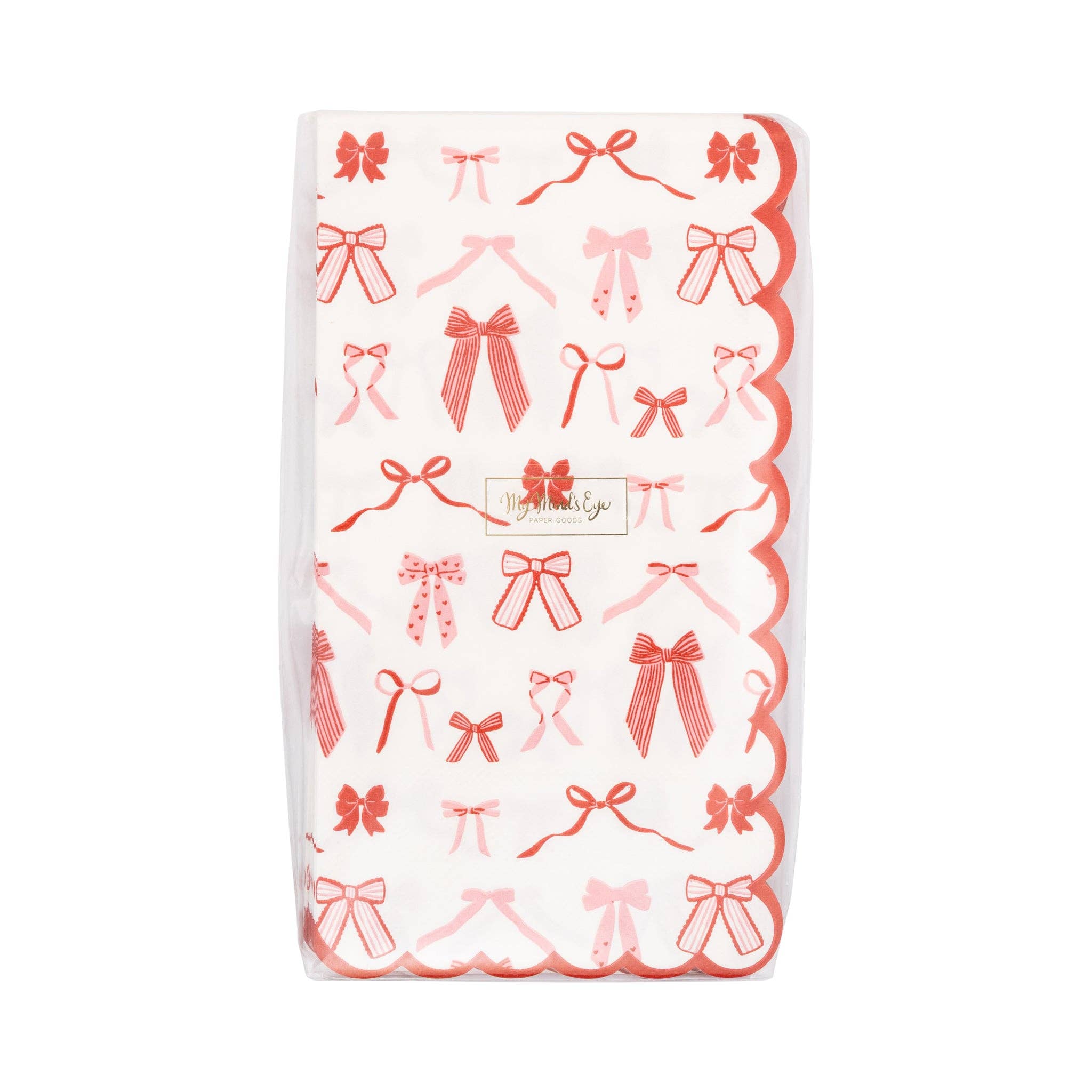 Bow Pattern Dinner Napkins