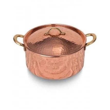 Handmade Hammered Copper Pot