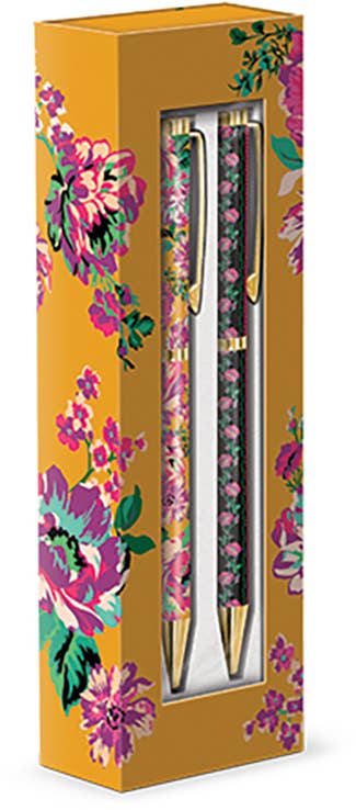 Global Garden Yellow Floral Pen