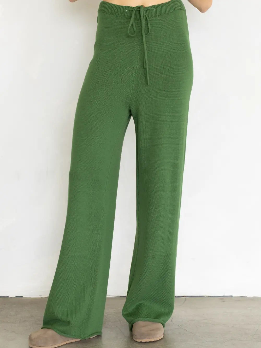Nara Knit Pants in Moss