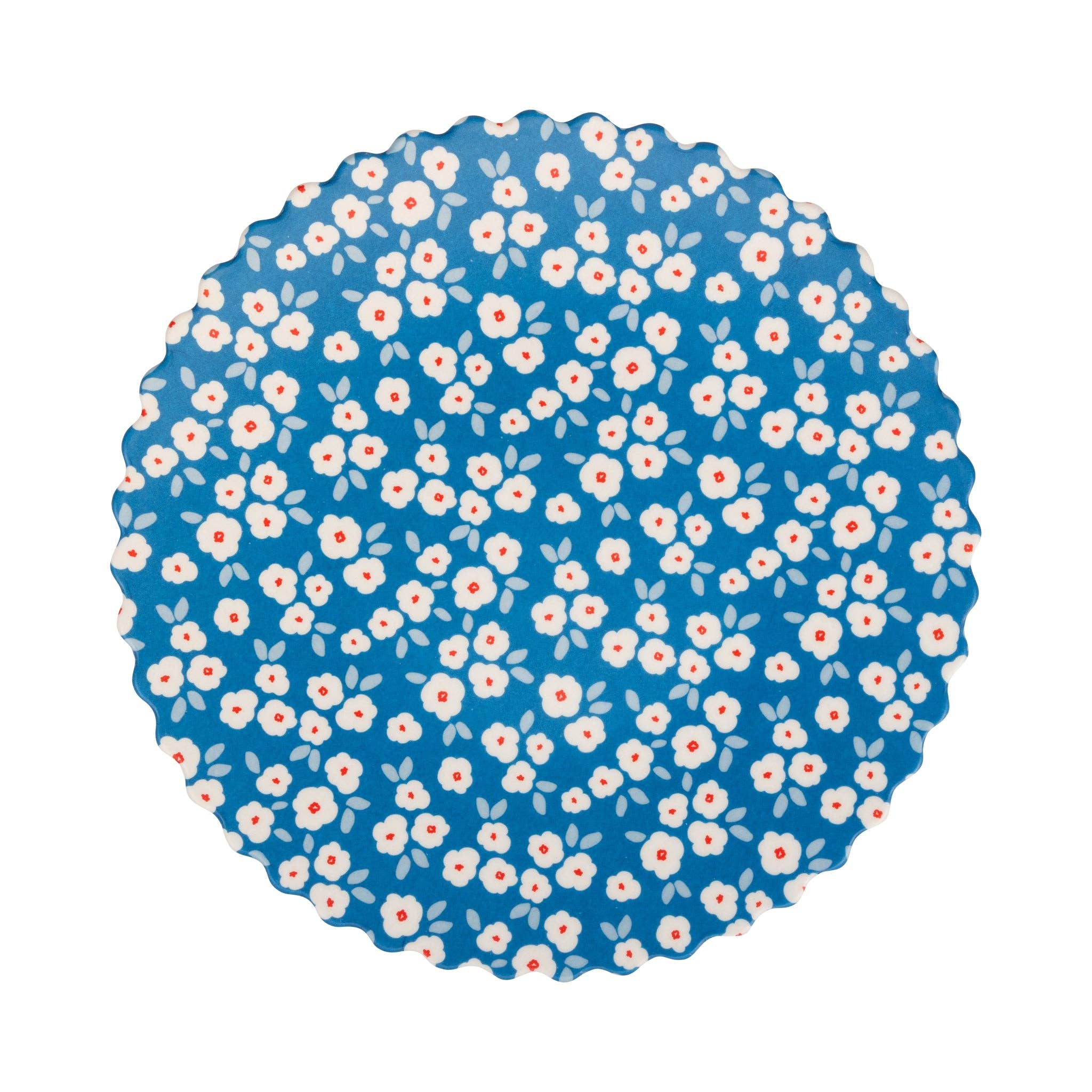 Floral Bamboo Plate Set