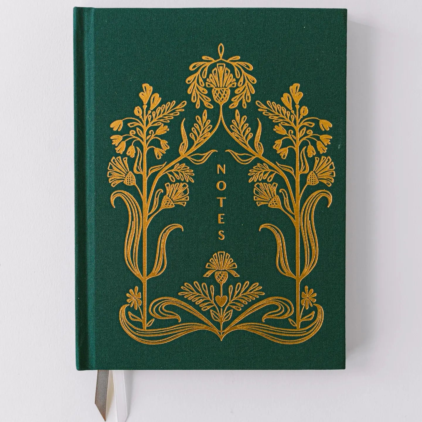 Golden Thistle Bookcloth Hardcover Notebook