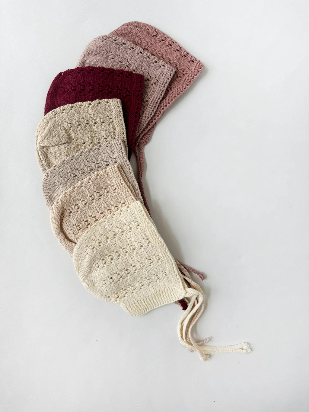 Jamie Knit Bonnet Cotton Lace Hat