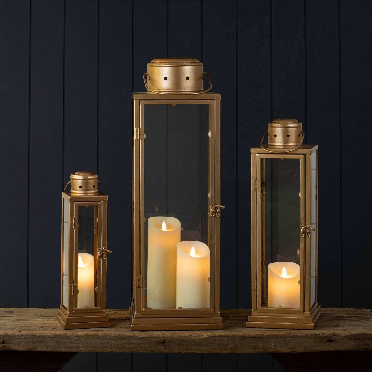 Gold Nested Port Lantern