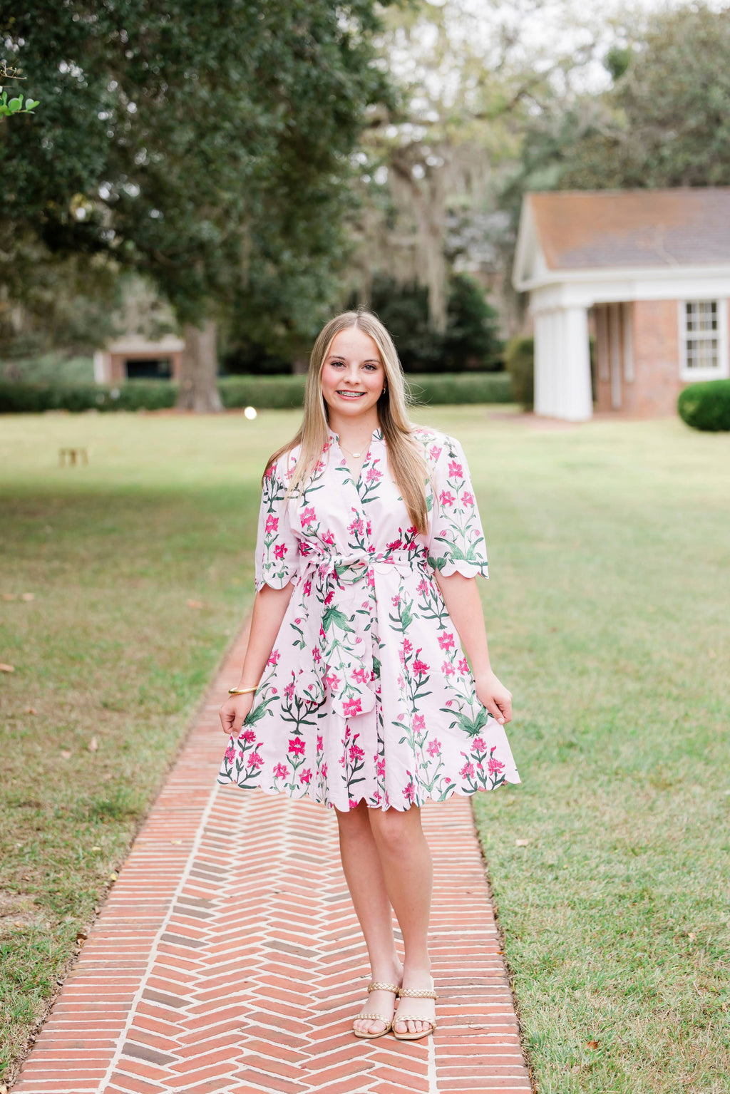 Rose D' Iris Grace Resort Floral Mini Dress