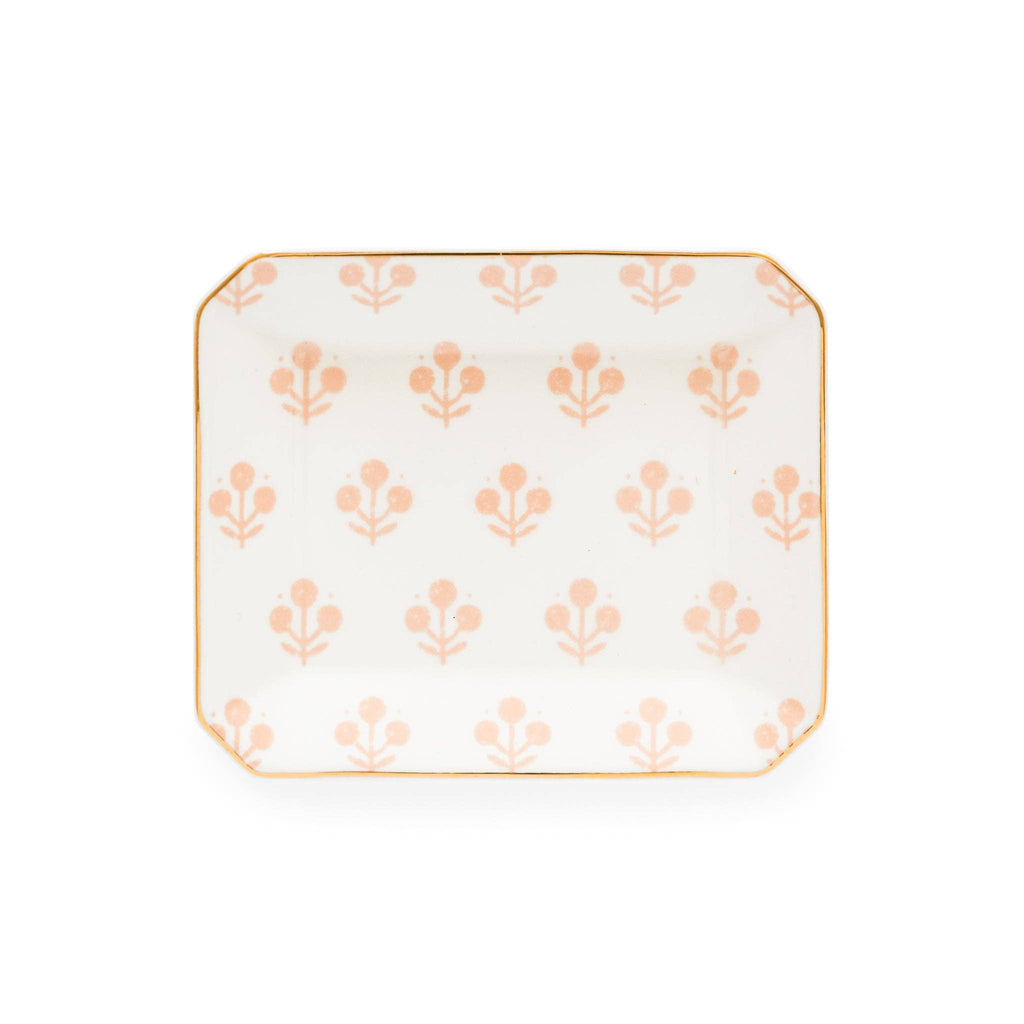 Rose Floral Small Trinket Tray